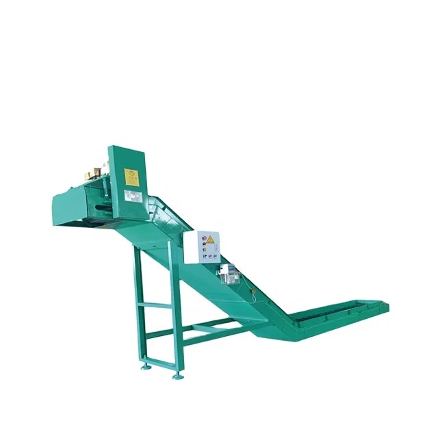 China Factory Lift Function Brass Chips Aluminum or Casting Swarf Conveyor System CNC Scraps Type Chip Conveyors