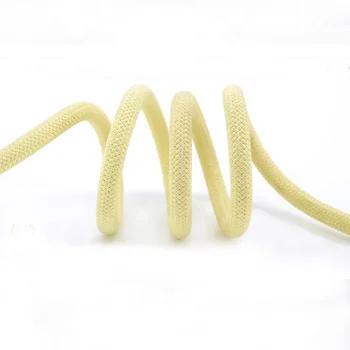 2mm 3mm 4mm 5mm  High-modulus, High-strength, Wear-resistant, Cutting-resistant Flame Retardant Aramid  Braided Rope