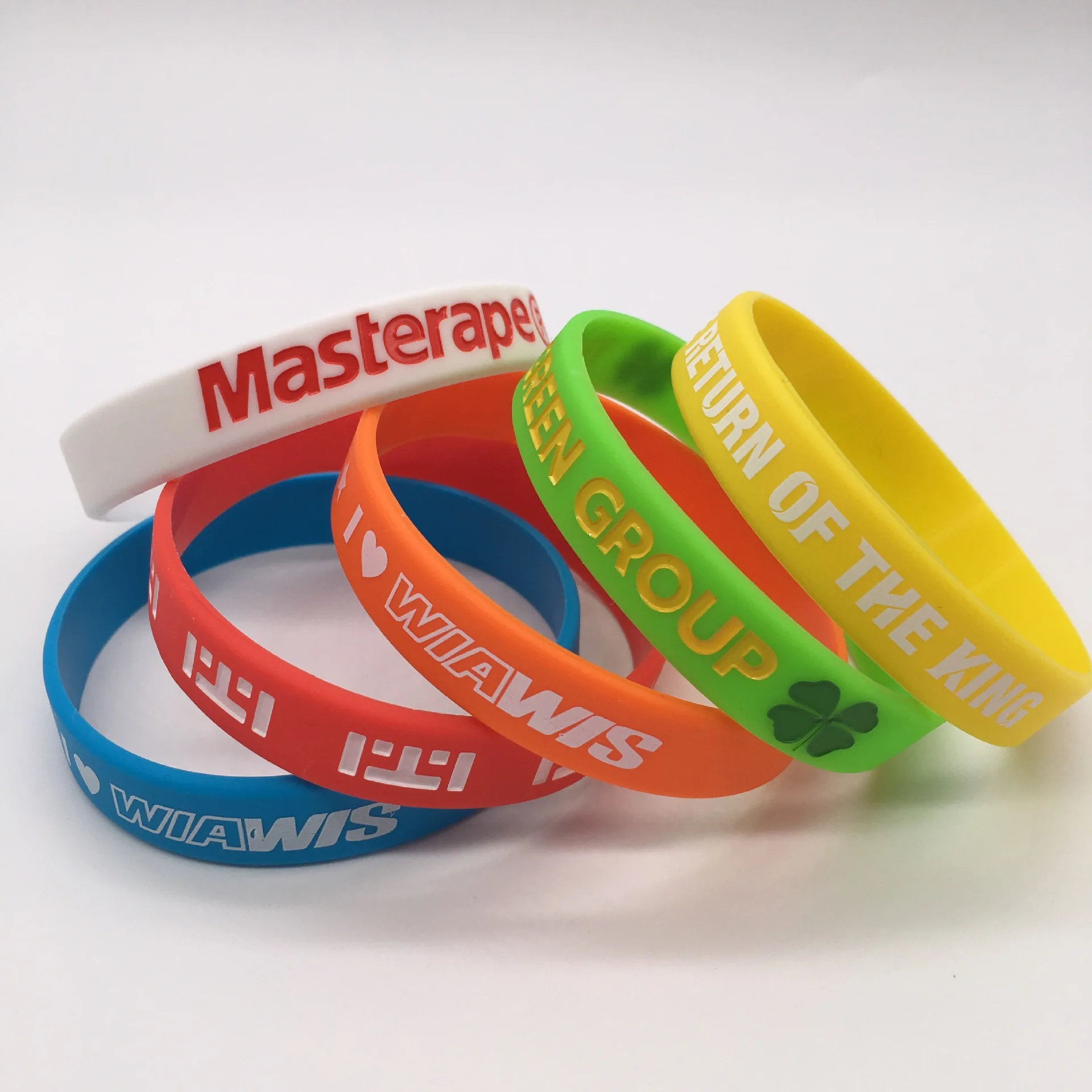 Customized Printed Lettering Embossed Sports Wristband Jewelry Wholesale Model LR00200 preview 5