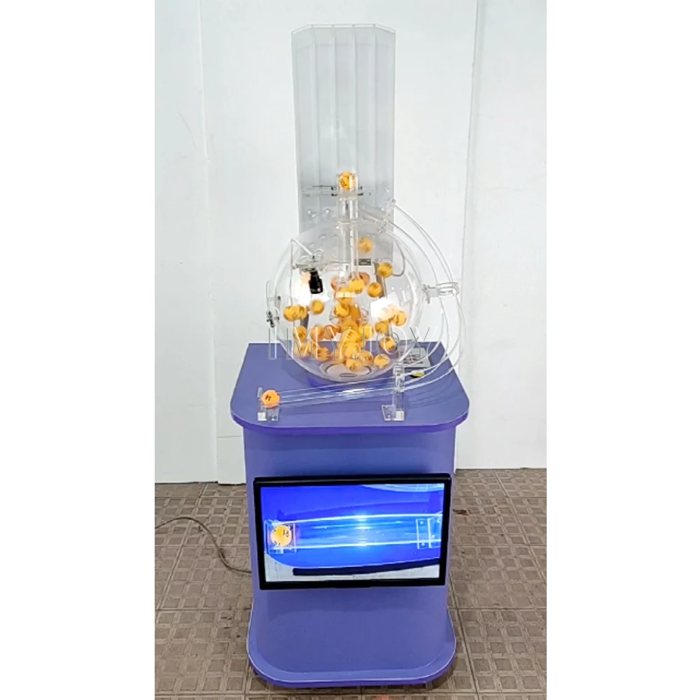 Электронная удачная компьютеризированная лотерея с воздушным смесителем онлайн-лотереи