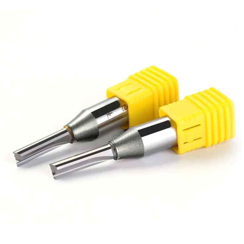 Toolstar Lot De 5 Fraises Droites Carbure Tungstène 2 Cannelures 12,7 X 50 Mm - Pour Bois Et Matériaux Abrasifs