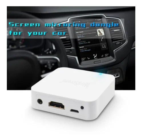 Hot Selling MiraScreen X7 Projector Computer Wifi Player Car Phone Screen Mirroring Car with Screen Device AV+HDMI Dual Interface