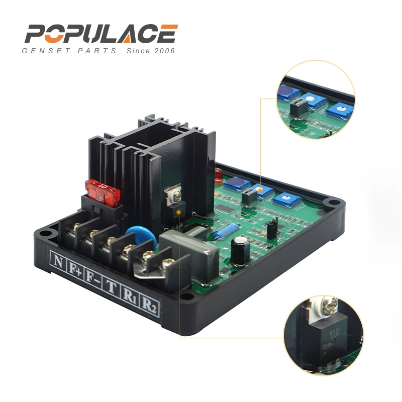 dynamo Generator Parts for Genset Spare Part Automatic Voltage Regulator GAVR-12A Brushless Avr supplier