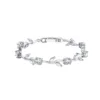 Silver zircon bracelet