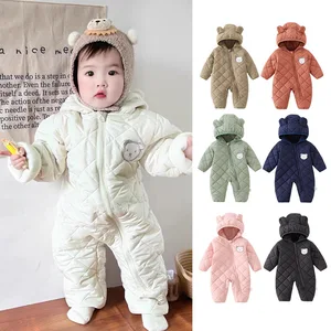 Baby WinterPadded Jumpsuit for Boys and Girls Newborn Climbing Warm Going Clothes