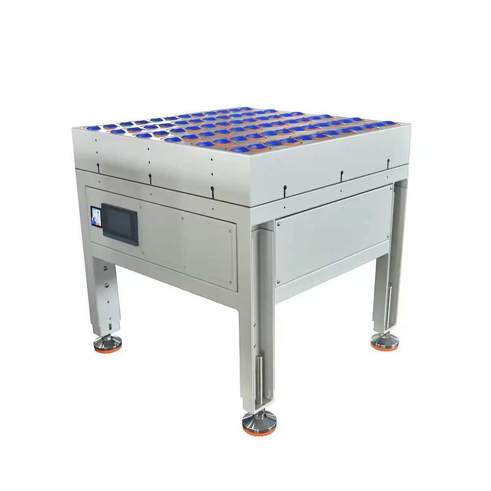 Sorting System Electric Cross Belt Conveyors 90 Degree Swing Electrical Wheel Sorter Conveyors