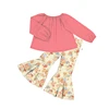 Rosa Corallo + Crema con Stampa Floreale Vintage