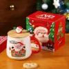 Couvercle en bois, tasse individuelle, boîte couleur - modèle senior A