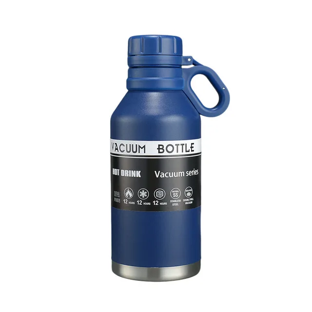 1.2L vacuum thermos flask Stainless steel insulated kettle Large outdoor portable sports large capacity kettle