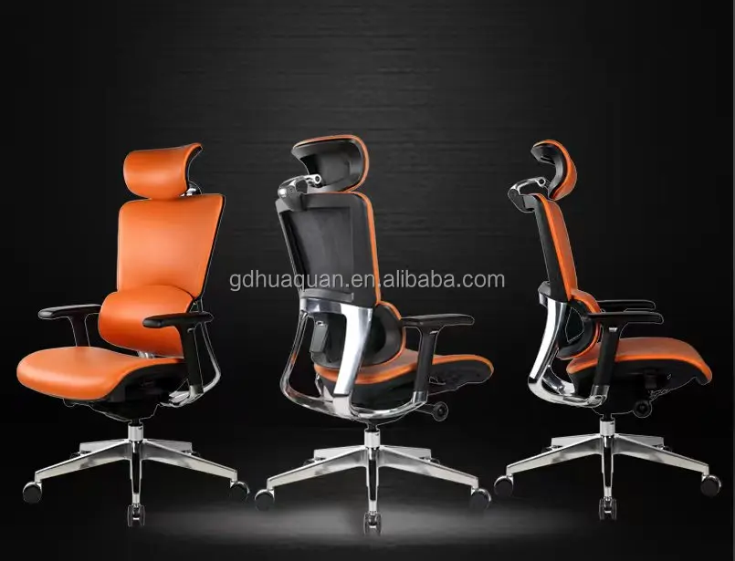 Luxury Adjustable Back Ergonomic Office Chair With Lumbar Support