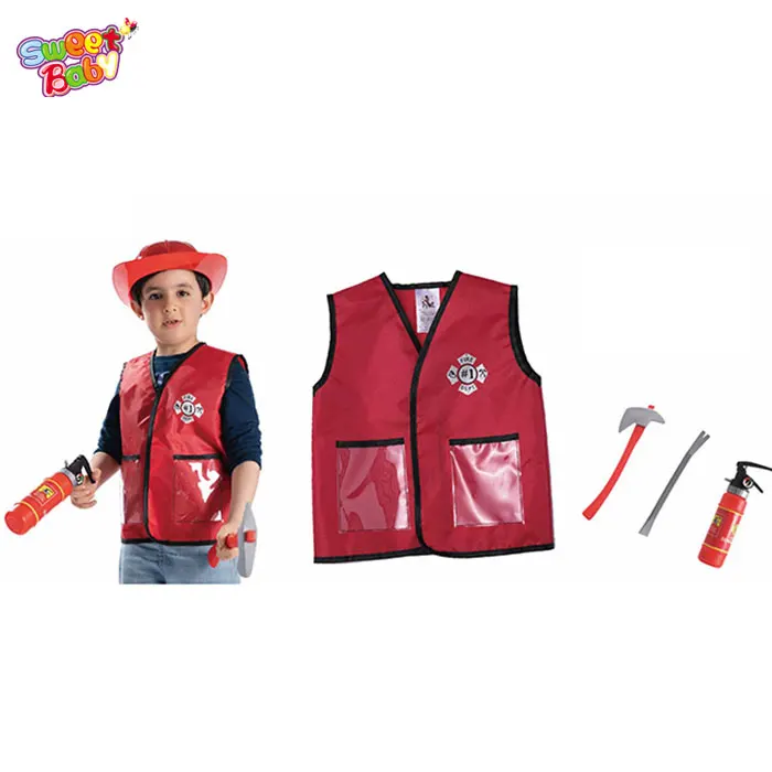 Костюм на Хэллоуин, полицейский рабочий пожарный пилот, врач, ролевые игры, детское выступление, косплей-шоу, детская одежда