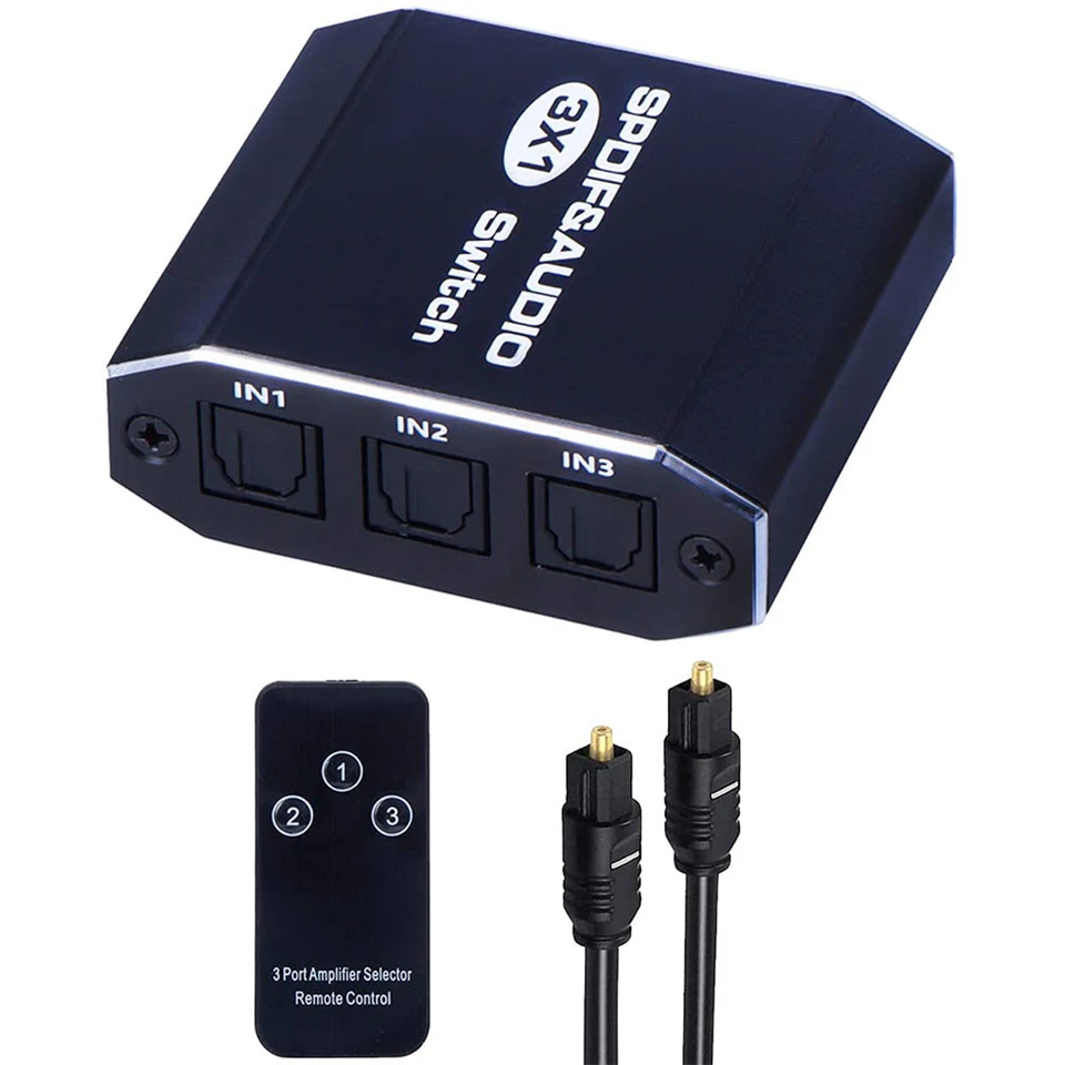Adattatore Audio USB A SPDIF DSD TECH - Ottico/Coassiale/AUX 96K 24Bit Per PC PS5