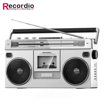 GAS-RD80 Classic Tape Player Tape Recorder Old-fashioned Nostalgic 80s Retro Stereo Cassette Recorder Radio For Listening Music