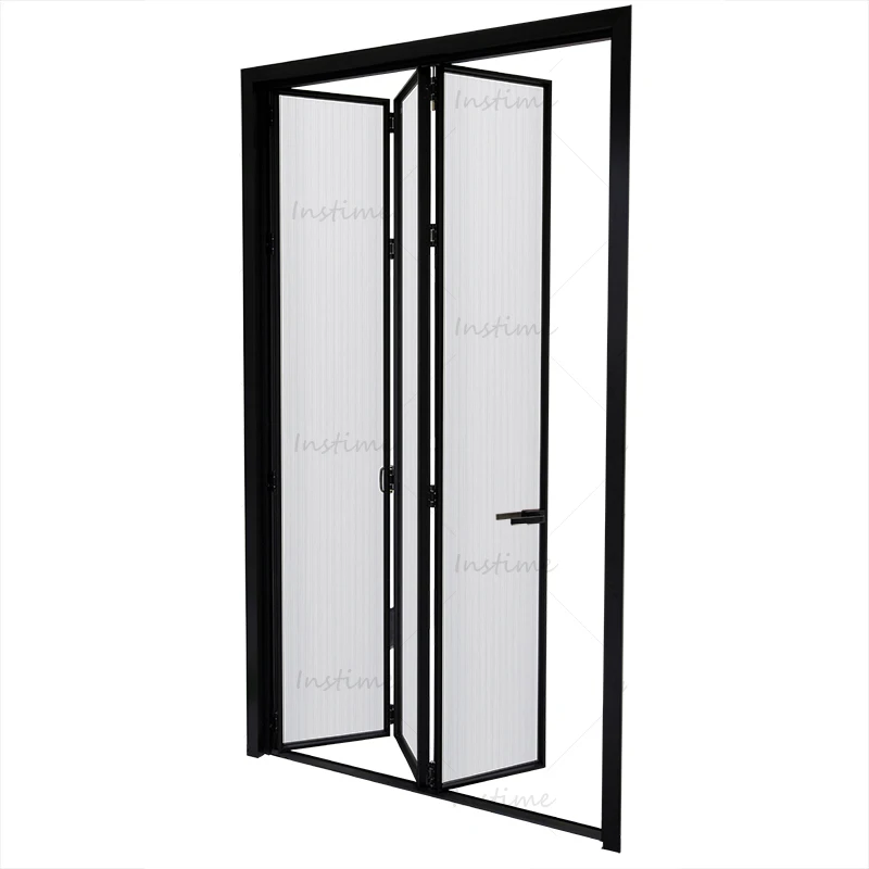 Instime Bulk Bifold Doors Aluminium Folding Patio Exterior Aluminum Bi