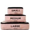 3 pezzi di organizer da viaggio