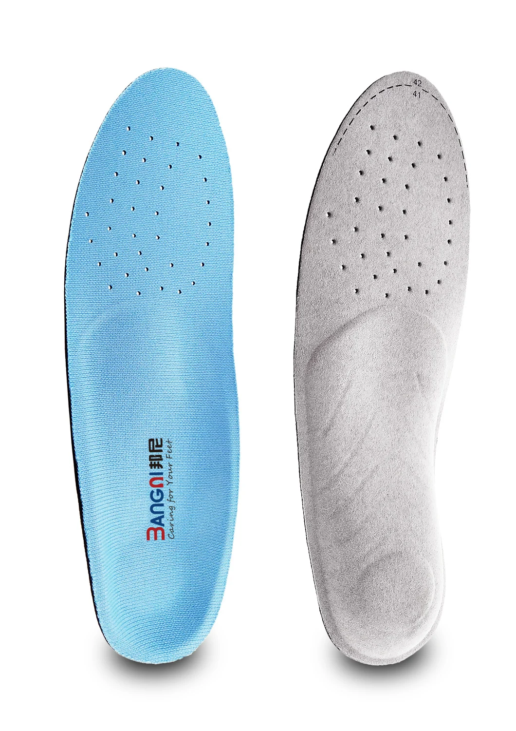 Flat Foot Orthopedic Sports Comfort Insoles Foam Shoes Perforated Eva