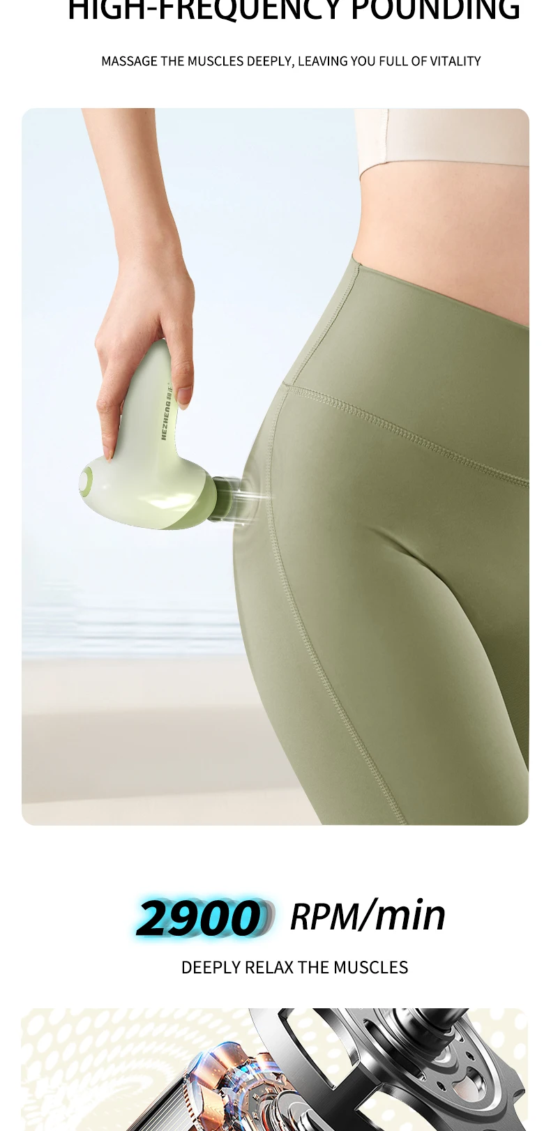Hot Item Alert Cordless Portable Handheld Massage Gun Rechargeable On-the-Go Relief Must-Have Massage Gun for Active Lifestyle