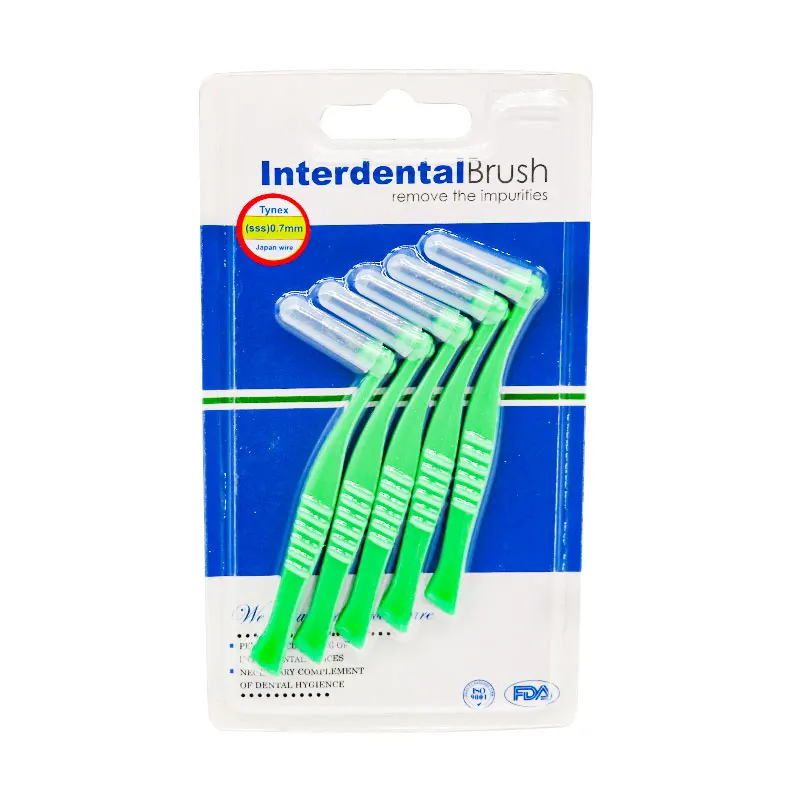 5 упаковок L-образная межзубная щетка для чистки