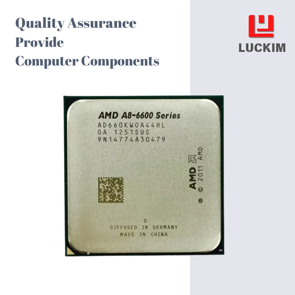A8-6600K 3.9ghz Quad-Core CPU - Efficient Desktop Performance