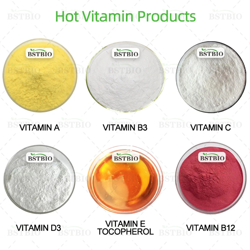 BSTBIO CAS 79-81-2 VA Retinyl Retinol Palmitate 250,000IU/g Vitamin A Palmitate Powder