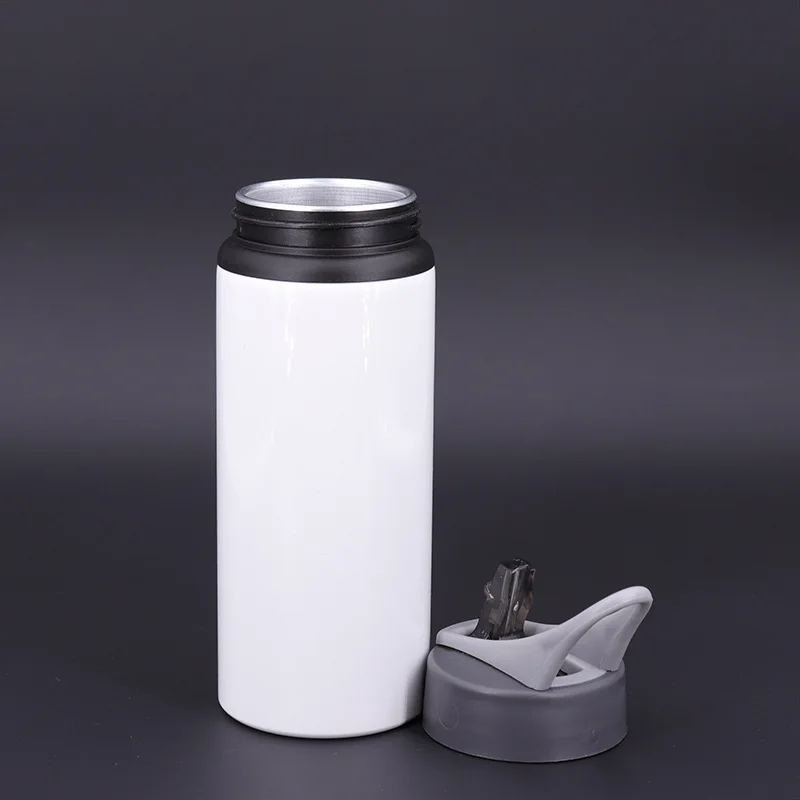 20oz / 600ml Aluminum Sublimation Blank Sports Water Bottle With Straw ...