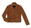 Tan Cow Suede