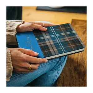 Scottish Style Journal A5 A6 A4 B5 Custom Notebook Pu Leather Notepad Line Printing Planner Agenda Meeting Notebooks for Present