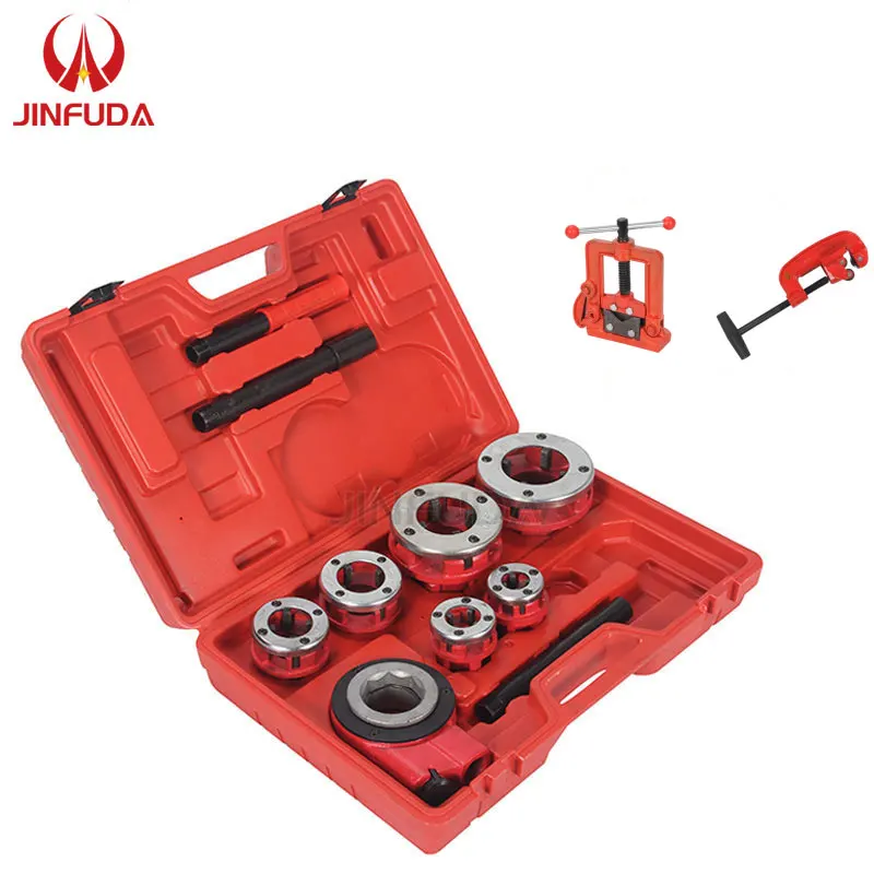 Pipe Threader kit, Manual Plumber Pipe Threading Set