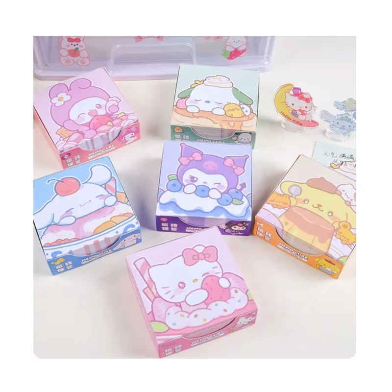 Creative School Stationery Cartoon Cute Kawaii Kids No Sticky Memo Pad ...