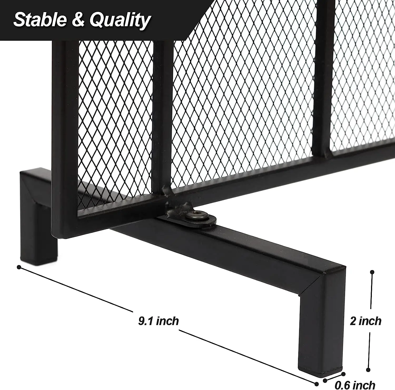 Metal Fireplace Screen Tree of Life Black 44in Flatguard Spark Guard Indoor Grate Stove Decorative Accessories