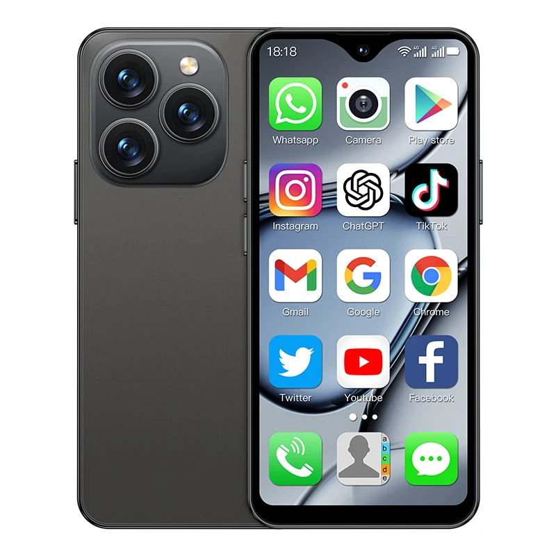 未使用品 SOYES XS 19 Proブラック ミニスマートフォン Mini Smartphone 4G Unlocked SOYES XS18 Pro Max | 4.3 Inch Small