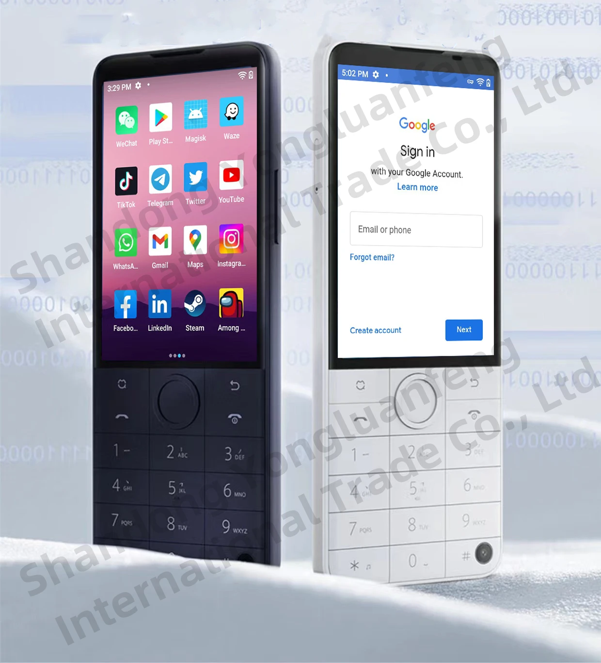 Goo-gle利用可能なグローバルバージョンDuoqin f22 Pro Android 12