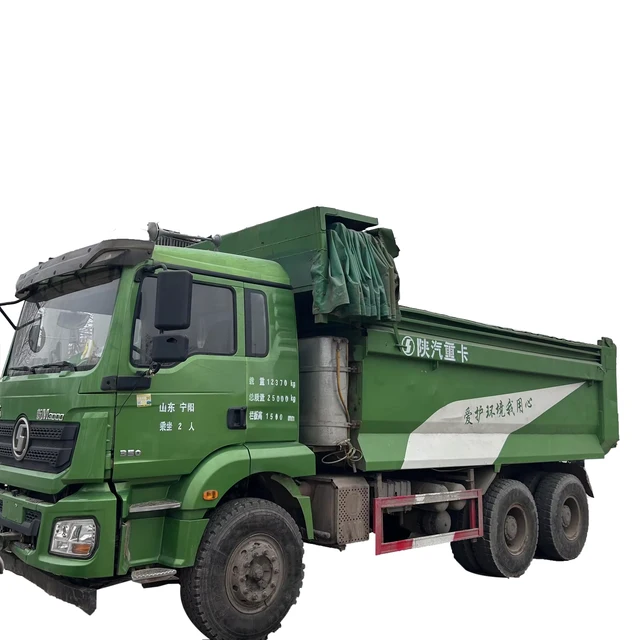 High quality Chinese Shacman Delong used M3000 heavy duty 350 horsepower diesel 6X4 dump truck