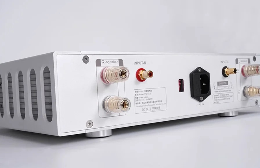 BRZHIFI 933 Class AB Home Audio Amplifier - 120W*2 Power, 103dB