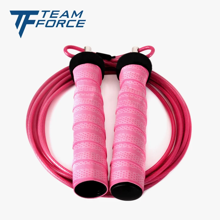 Long Handle Custom Exercise Sweatband Fitness Durable Adjustable Professional Jump Rope for Body