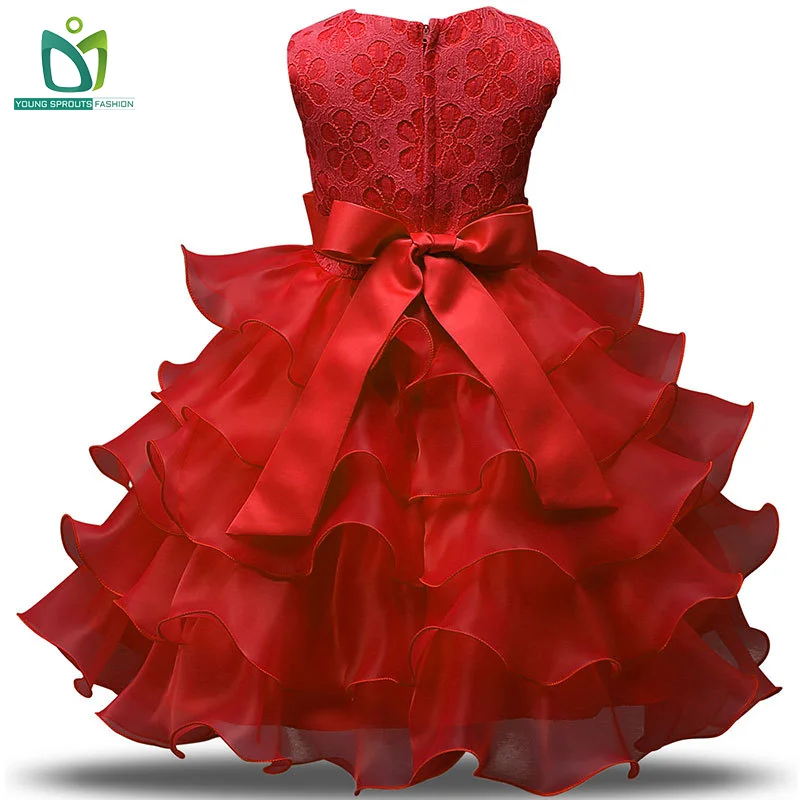 Purple Formal Ball Gown Dress for 7-Year-Old Girls Kids Party