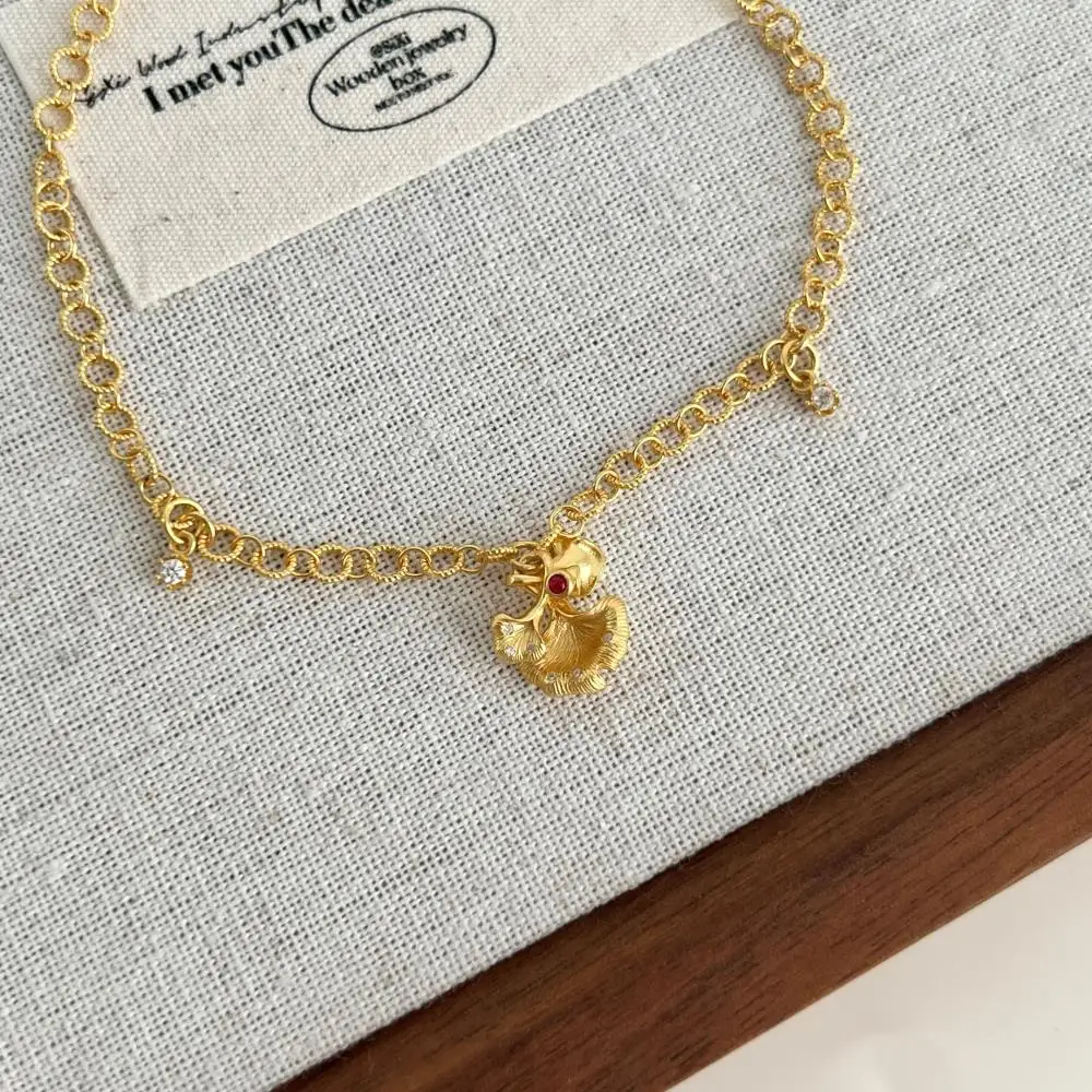 KAKODIY gold-plated personalized luxury custom 925 sterling silver women's flower pendant bracelet detail 4