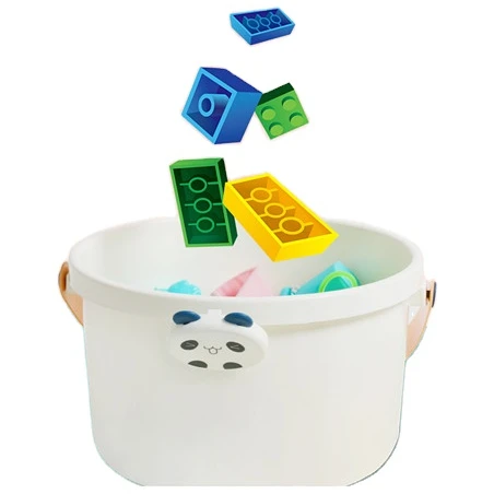 plastic toy bucket with handles