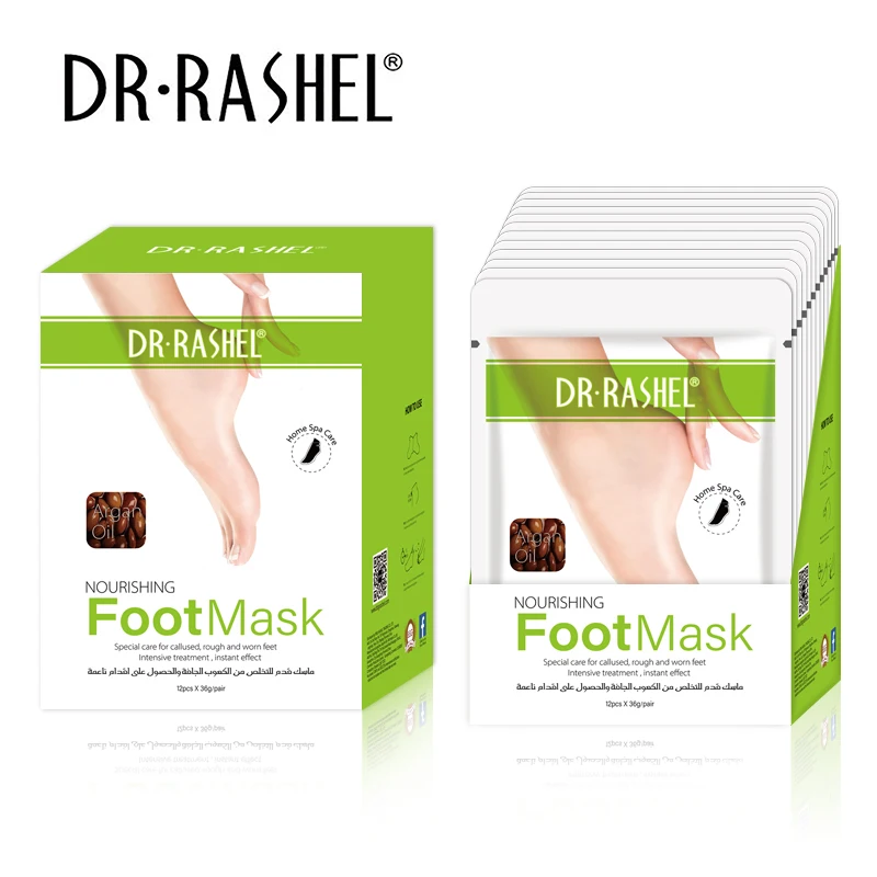 DR RASHEL Private Label Argan Oil Nourishing Foot Mask 36g Hand Care Smoothing Moisturizing Nourishing Foot Mask