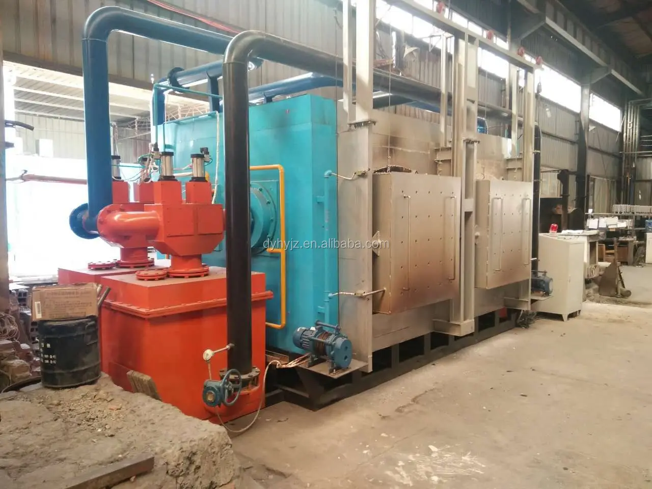 Small Foundry Equipment Casting Machine for Brass Furnace Refractory Container