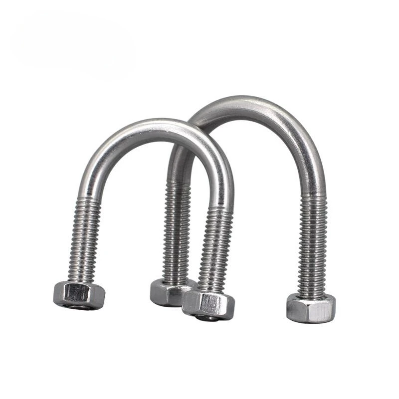 Hot Dip Galvanized U Bolt Sizes Auto Part Trailer Ubolt Nut Pipe Clamp High Strength 316