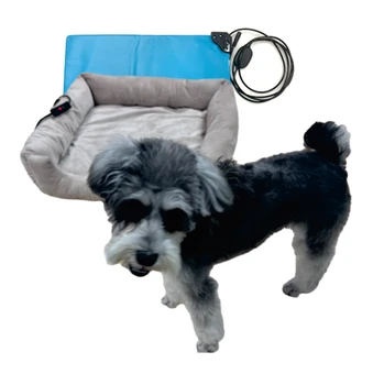 Advanced Heated Pet Bed - Far-Infrared Comfort Tech Durable Chew-Proofing  Waterproof Auto-On Auto-Off Heating Custom OEM