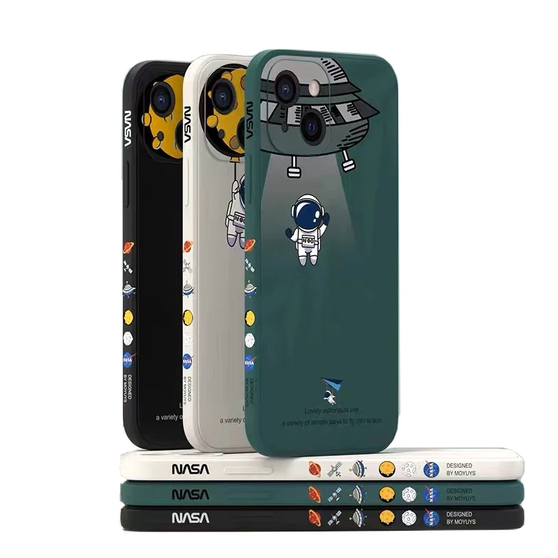 Custodia Leggera Shockproof IPhone Custodia Ibrida Antiurto Per IPhone 16 Pro Max E Altri Modelli - Design Astronauta, Materiale TPU PC Leggero Protezione Fotocamera IPhone - Foto 4