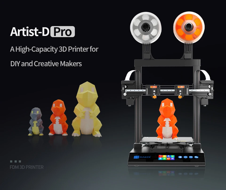 中国idex 3dプリンターブランドjgmaker Artist D Pro初心者向け最高の3dプリンター Buy デュアル3dプリンタ 3dプリンタ 3dプリンタフィラメント Product On Alibaba Com