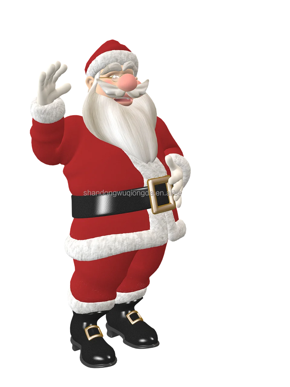Великолепная фигура Санта Клауса с прекрасной отделкой и деталями