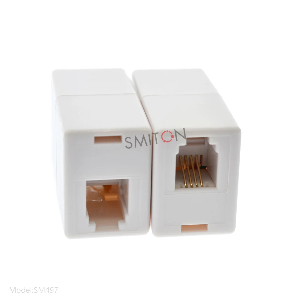 Straight Telephone In-line Coupler Rj9 Rj10 Coupler - Buy Straight ...