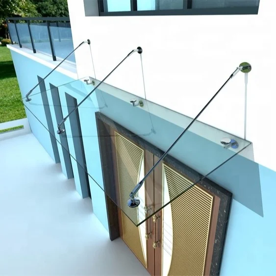 304 Stainless Steel Glass Canopy,Glass Size (1200-1600)X900MM