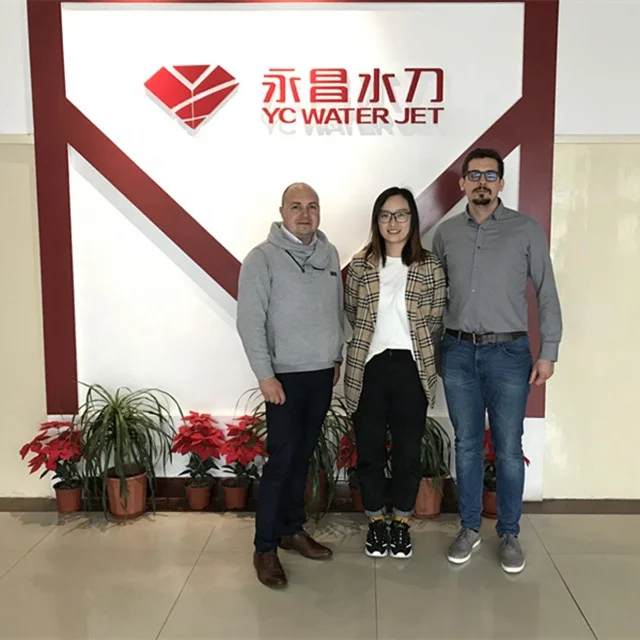 ЧПУ Гранитный песок 80 сетчатый струйный режущий станок для большой фарфоровой плитки и