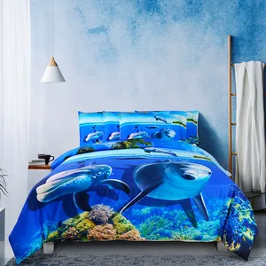 Hot Sale Custom Color Duvet Cover Microfiber Bed Sheets 3D Bedsheet Fabric 100% Polyester Bedsheet Bedding Set
