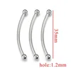 Steel silver 35mm hole1.2mm [single 0.7g]